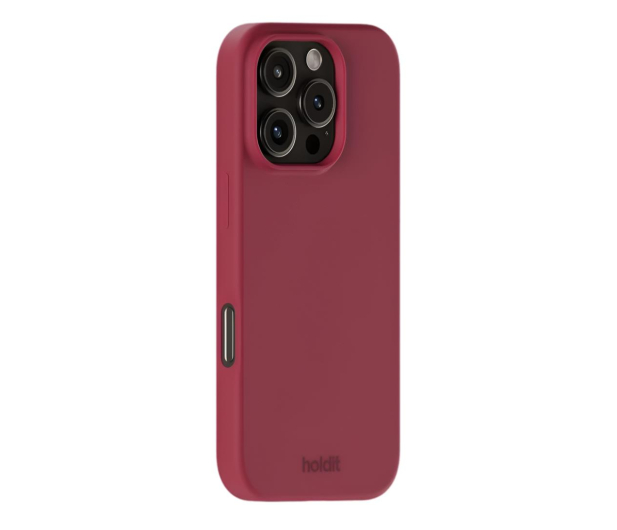 Holdit Silicone Case iPhone 16 Pro red Velvet 16525 - 1287324 - zdjęcie 2